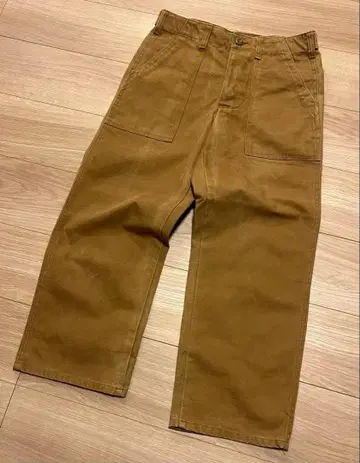 미국제 GUNG HO 건호 덕지 베이커 팬츠 브라운 구제 의류