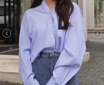 eimy istoire 백 슬릿 셔츠 SAX