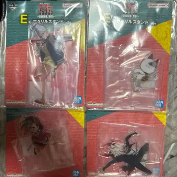 제일복권 다다단 ~압도적 괴기, 강습!~ E상 아크릴 스탠드 4종