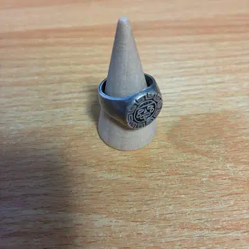 17호 멕시코제 빈티지 실버 아스텍 태양신 반지