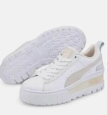 메이즈 웨지 파스텔 스니커즈 통굽