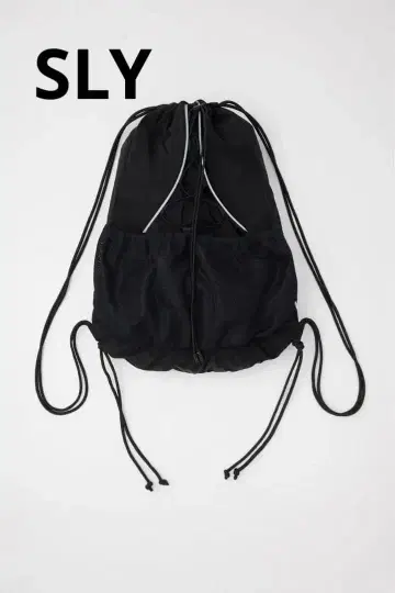 SLY SPORTY DETAIL KNAPSACK blk 블랙