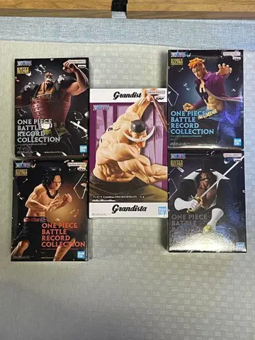 원피스 흰 수염 해적단 피규어 세트