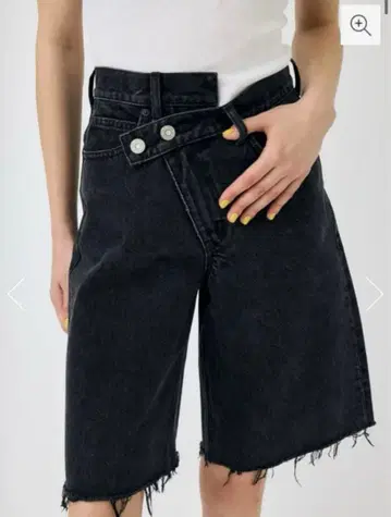 MOUSSY CROSS WAIST HALF PANTS 데님 하프 팬츠