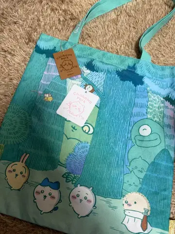 치이카와 파크 프린트 토트백 낮의 숲