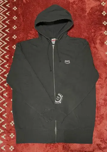 Amazon 아마존 기업 로고 후드티 2024 XL 블랙