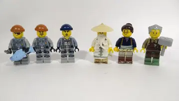 레고 닌자고 더 무비 미니 피규어 6개 묶음 판매 우 선생 외