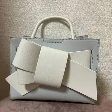 FRAY I.D 미니 리본 백 한정 컬러 바이컬러