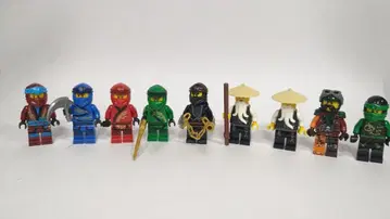 레고 닌자고 미니 피규어 9개 묶음 판매 콜 카이 우 선생님 외