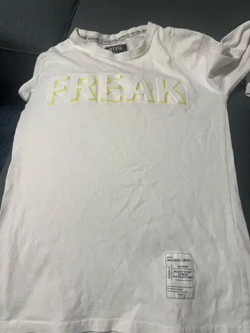 RTEG FREAK 티셔츠 화이트