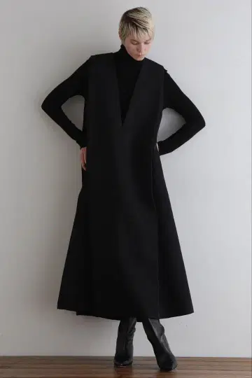 24AW 헤비 트윌 속기모 원피스