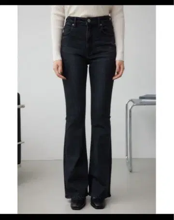 새상품급 AZULBYMOUSSY 여성용 플레어 데님 청바지 XS