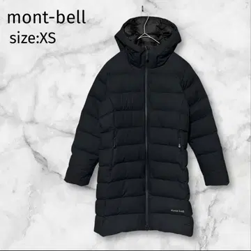 몽벨 코르치나 다운 코트 M 블랙 고어텍스 롱 여성용