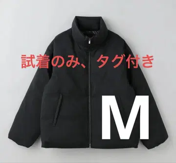 BEAUTY&YOUTH 코마츠 마테레 스탠드 카라 다운 블랙