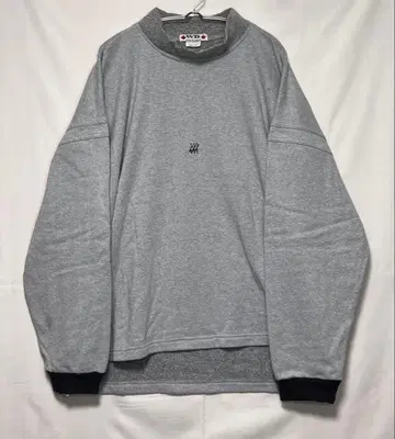 캐나다제 그레이 하이넥 속기모 맨투맨 사이즈 XL