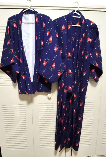 성인용 어린이용 유카타 진베이 기모노 커플 세트