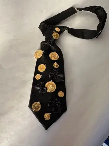 giraffe 지라프 미사용 새상품급 코인 숏 넥타이