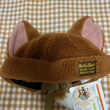 미사용 잃어버린 아이들 모자 피터팬 여우