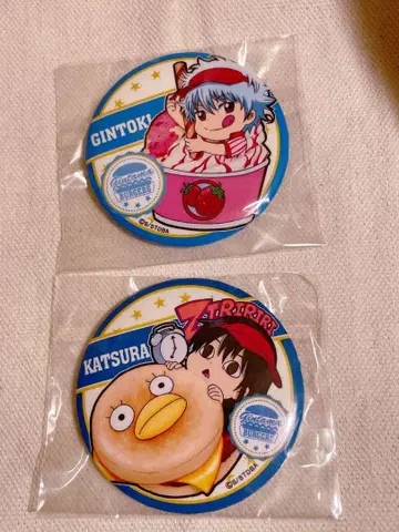 은혼 버거 캔뱃지 사카타 긴토키 가츠라 코타로