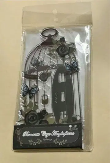 후쿠야 로맨틱 케이지 아크릴 프레임 블랙 새상품