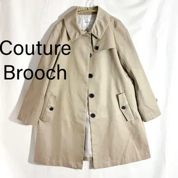 [ Couture Brooch ] A라인 트렌치코트 38