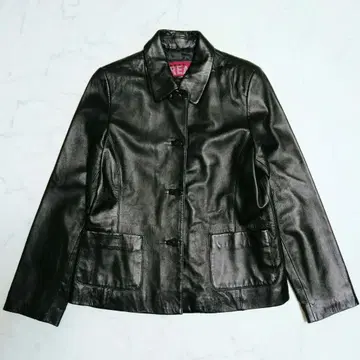 빈티지 가죽 자켓 램 가죽 블랙 L