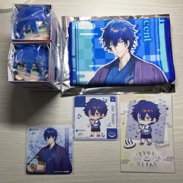 니지산지 극락탕 레오스 빈센트 모치코롱 엽서 코스터