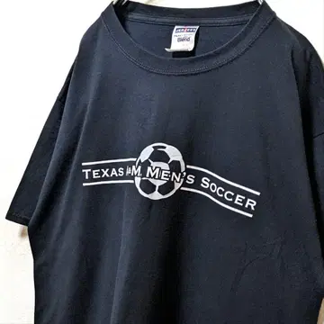 저지즈 텍사스 A&M 남성용 축구 48 T셔츠 블랙 L 구제 의류