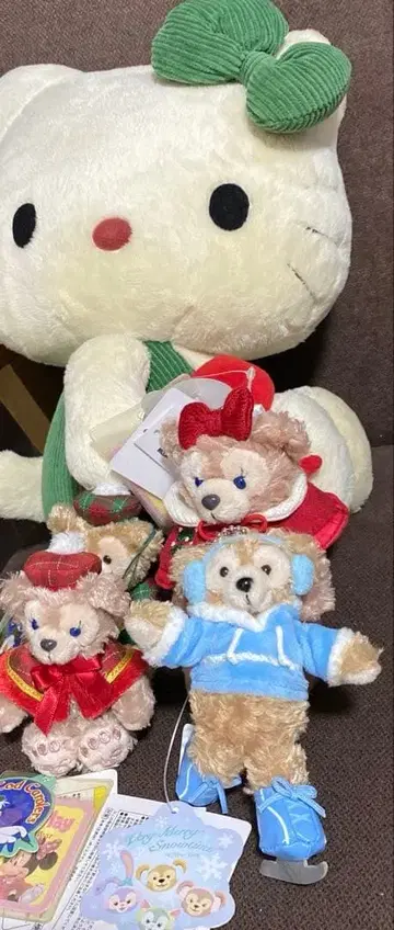 레트로 키티 봉제 인형 더피 셰리 메이