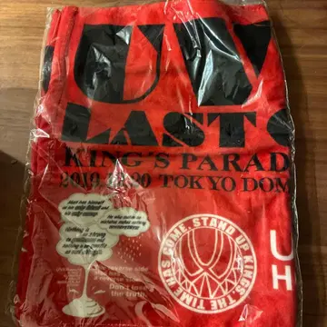 UVERworld KING'S PARADE 2019 빨간색 타월