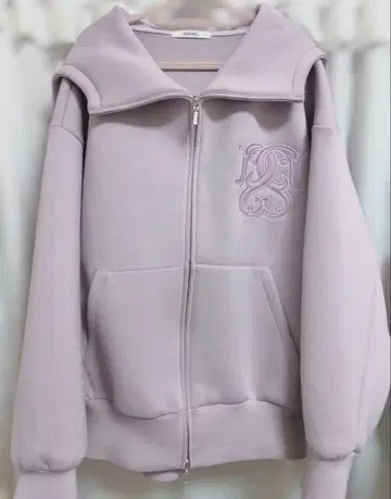 SNIDEL 볼륨 후드티 라벤더