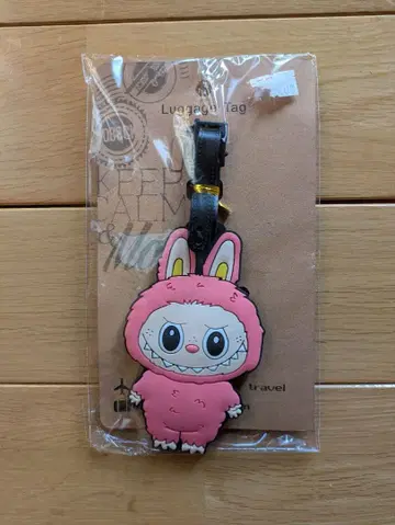 러브부 핑크 캐릭터 수하물 택 키링