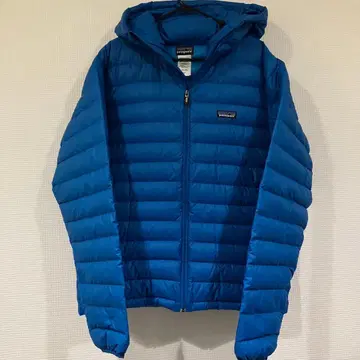 새상품급 파타고니아 다운 스웨터 후디 다운 자켓 M 블루 파랑