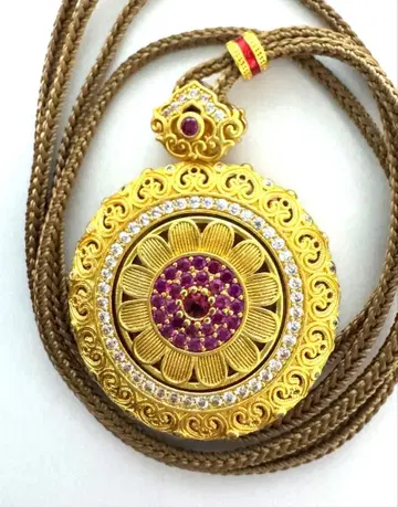 오사카 간사이 엑스포 네팔관 목걸이 펜던트 마왈