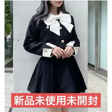 PARK by oneway 리본 포함 바이컬러 셋업