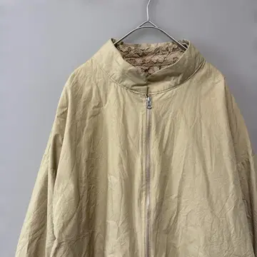 슈가 로즈 리버서블 A라인 풀 지퍼 자켓 (F) 베이지 소매 커프스