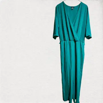 NY Invasion [ 1X ] 터콰이즈 컬러 반팔 올인원