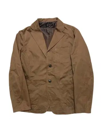 새상품급 MICHELKLEIN 브라운 스웨이드 테일러드 자켓 가을/겨울