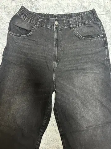 h&m 슈퍼 배기 블랙