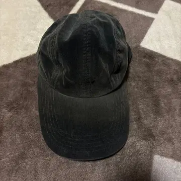 블랙 코듀로이 캡