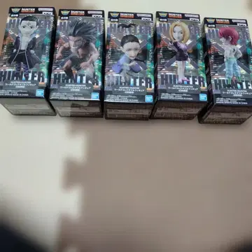 HUNTER x HUNTER 월드 컬렉션 피규어 세트 A-E