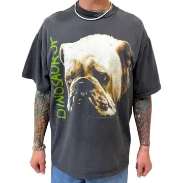 Dinosaur Jr. 강아지 얼굴 티셔츠
