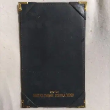 백악관 로고 장지갑 블랙