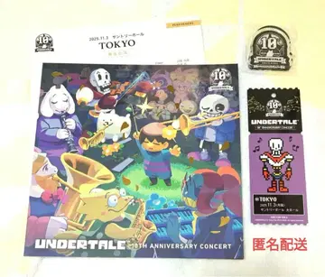 UNDERTALE 언더테일 콘서트 팜플렛 픽처 티켓