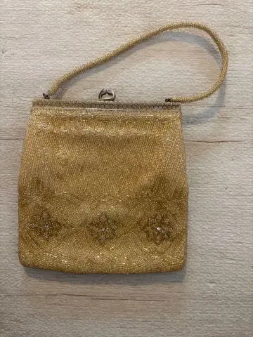 비즈 자수 골드 일본 의류용 백