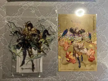 그랑블루 판타지 아크릴 스탠드 애니메이트 특전 엽서 프레이 유이시스