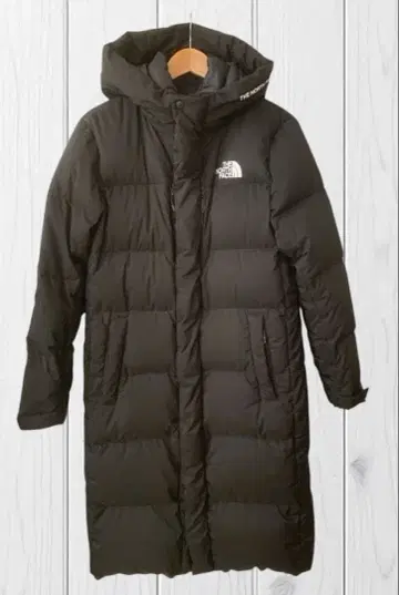 THE NORTH FACE 블랙 롱 다운 자켓 90/S