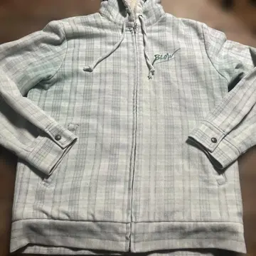 BLOW 커버올 플리스 보아 자켓 보아 안감 스카이블루 L 사이즈