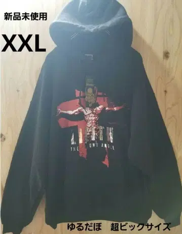 미사용 새상품 에반게리온 제2사도 후드티 8온스 속기모 XXL 블랙