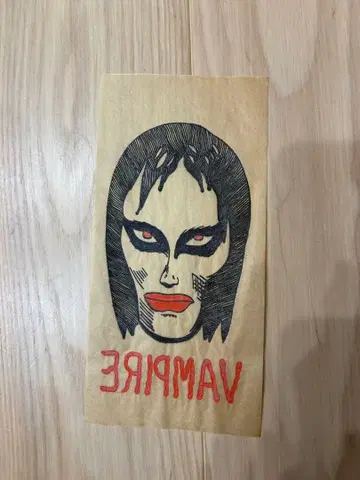 50s 빈티지 몬스터 전사지 구제 의류 커스텀 바이커 로카빌리 야마다 렌